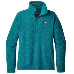 Patagonia Elwha Blue Better Sweater 1/4 Zip Fleece